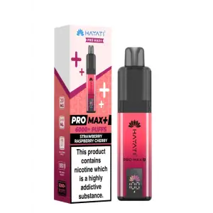Hayati Pro Max Plus 6000 Prefilled Pod Kit - 20mg | Strawberry Raspberry Cherry